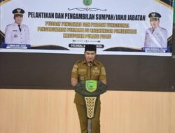 130 Pejabat Baru Dilantik, Bupati Pulang Pisau Minta ASN Jadi Agen Perubahan
