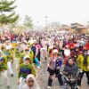 Semarak Lima Abad Kota Banjarmasin, Warga Pemurus Dalam Gelar Senam Sehat Bersama