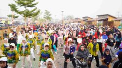 Semarak Lima Abad Kota Banjarmasin, Warga Pemurus Dalam Gelar Senam Sehat Bersama