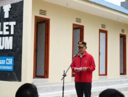 Jamban Sepanjang Sungai Dibasmi, Yamin Resmikan Toilet Umum bagi Warga Sungai Baru