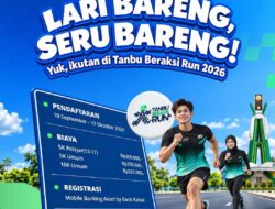 Tanbu Beraksi Run 2026 Dibuka, Siapkan Diri Taklukkan Rute 5K dan 10K