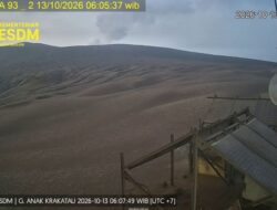 Radius Bahaya Gunung Anak Krakatau Diperluas Jadi 5 Kilometer