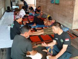 Batamba Massal PATAKA Sambangi Handil Bujur, Puluhan Warga Datangi Terapis