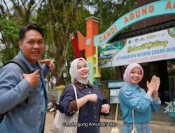 OTW Aksel Telusuri Jejak Kerajaan Negara Dipa, Promosikan Wisata Sejarah Amuntai